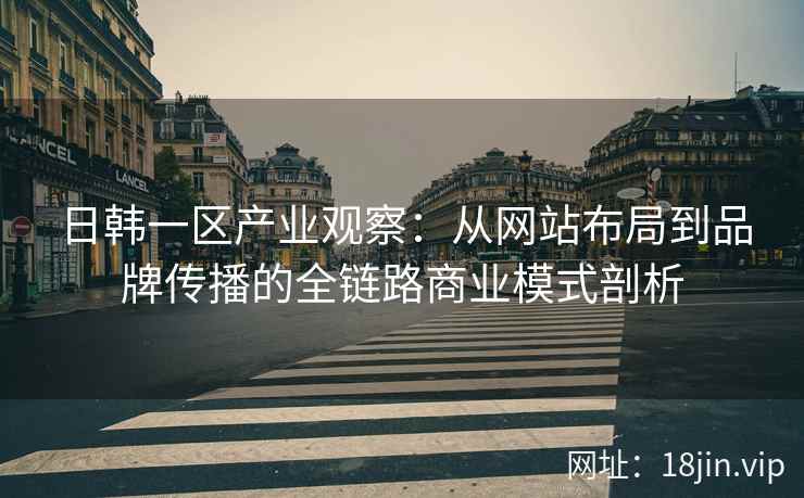 日韩一区产业观察:从网站布局到品牌传播的全链路商业模式剖析 日韩一区产业观察:从网站布局到品牌传播的全链路商业模式剖析