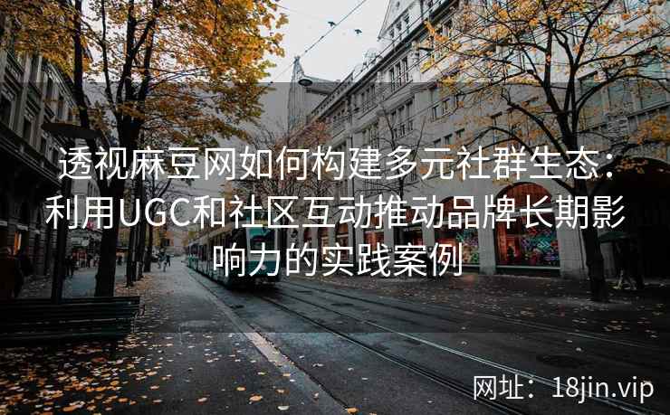 透视麻豆网如何构建多元社群生态：利用UGC和社区互动推动品牌长期影响力的实践案例