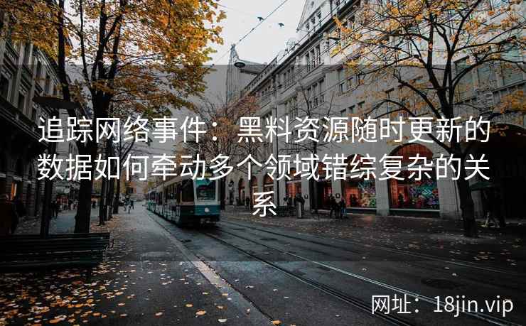 追踪网络事件:黑料资源随时更新的数据如何牵动多个领域错综复杂的关系 追踪网络事件:黑料资源随时更新的数据如何牵动多个领域错综复杂的关系