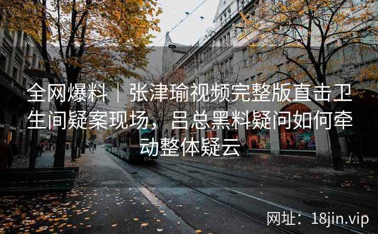 全网爆料｜张津瑜视频完整版直击卫生间疑案现场，吕总黑料疑问如何牵动整体疑云